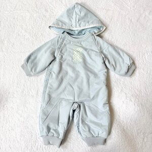 Celine Baby Infant Snowsuit Blue Bear Macadam 12-18m Jacket Outerwear Puffer